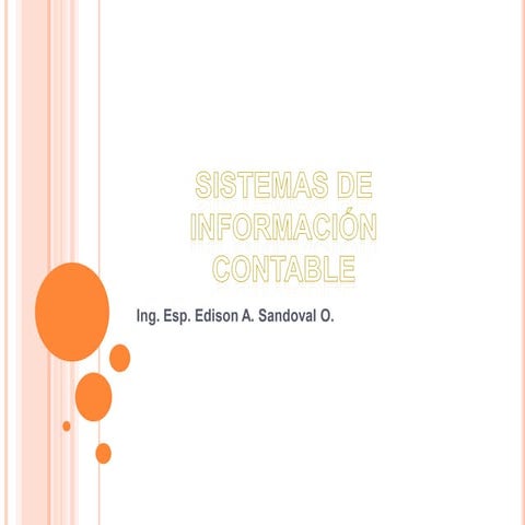 Sistemas de información contable SIG | PPTX