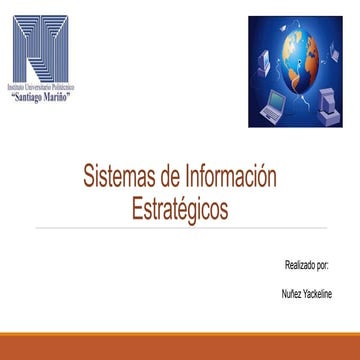 Sistemas de información estratégicos