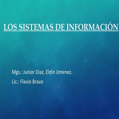 Sistemas de informacion