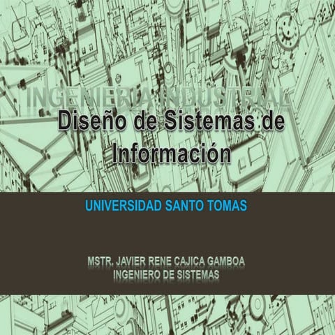Sistemas de informacion   diseño de si