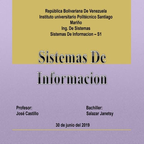 Sistemas de informacion 2
