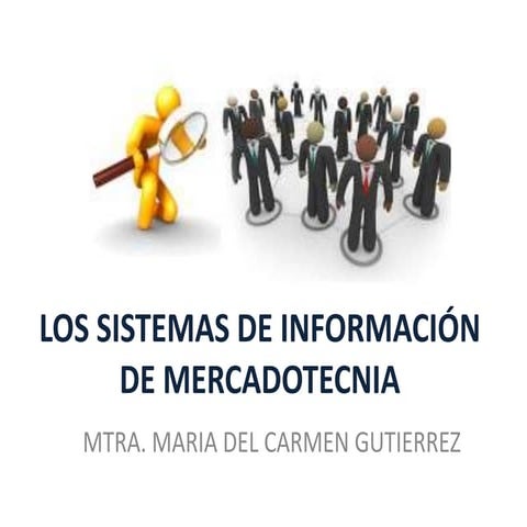 Sistemas de informacion de mkt