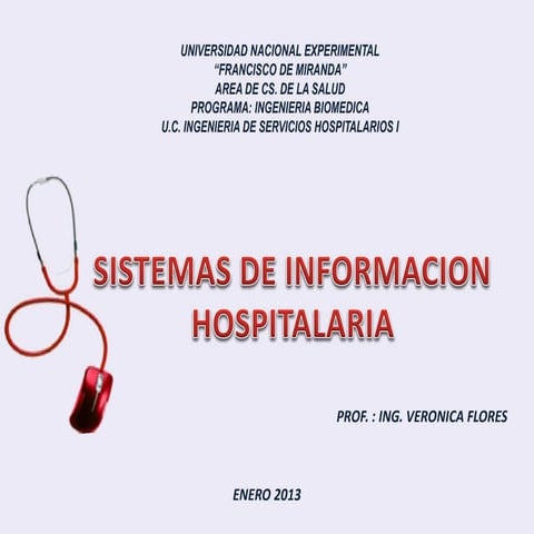Sistemas de informacion hospitalaria adi