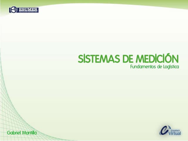 Sistemas de medición