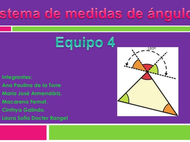 Sistemas de medicion de ángulos