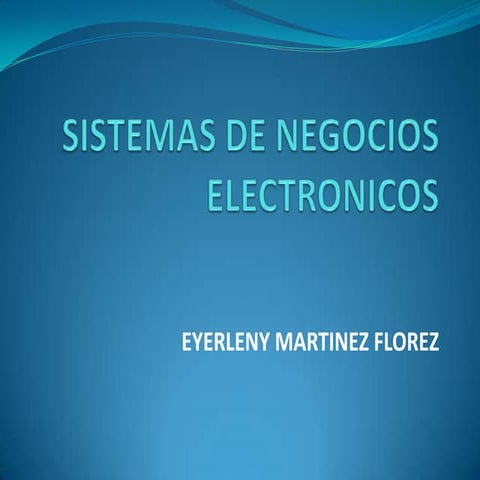 Sistemas de negocios electronicos ayerleny