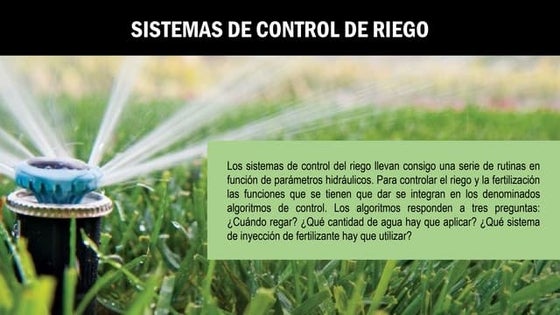Sistema De Riego De Ppt Módulo 4: Riego. Esta Presentación Ofrece