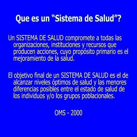 Sistemas de salud argentina