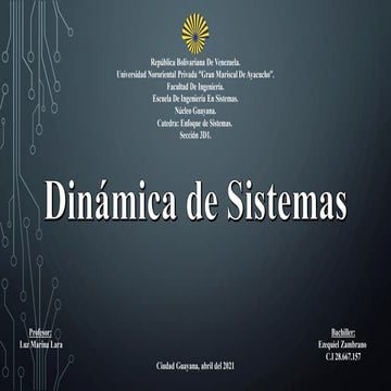 Dinámica de sistemas