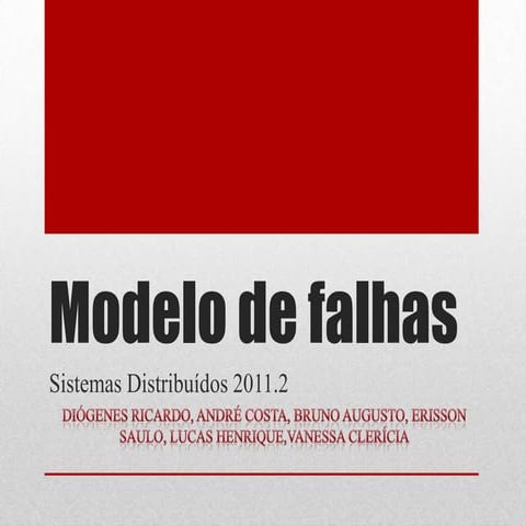 Modelo de falhas