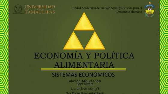 Sistemas económicos-Economía y políticas alimentarias