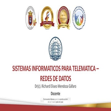 SISTEMAS INFORMATICOS PARA TELEMATICA - REDES DE DATOS