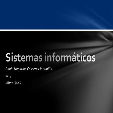 Sistemas informáticos