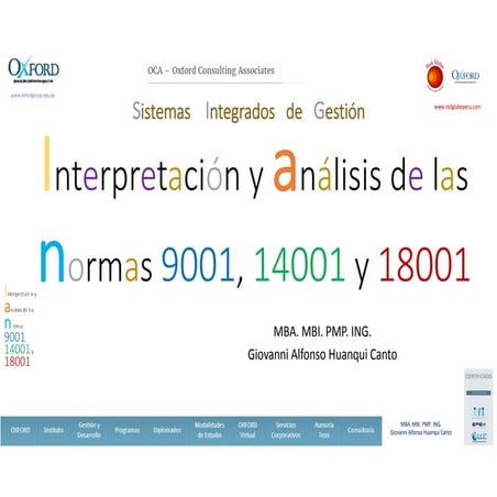 SISTEMAS DE GESTIÓN INTEGRADOS | PPTX