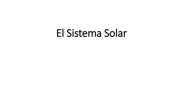 Sistema solar