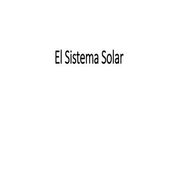 Sistema solar