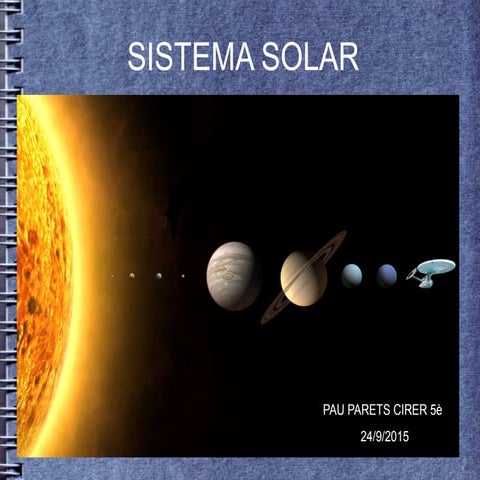 Sistema solar. Treball primària