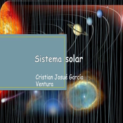 Sistema solar de cristian ventura