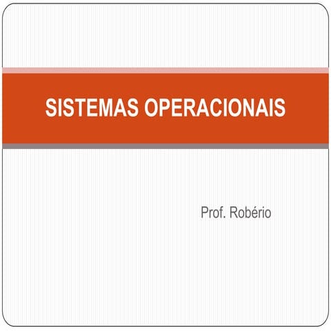 Sistemas operacionais