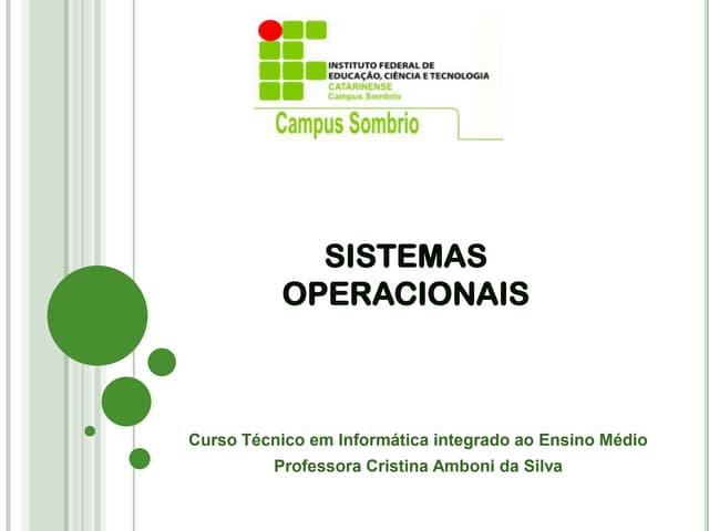 Sistemas operacionais