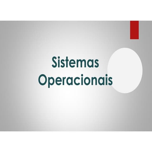 Sistemas operacionais