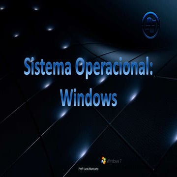 Aula 2 - Sistemas operacionais - Windows