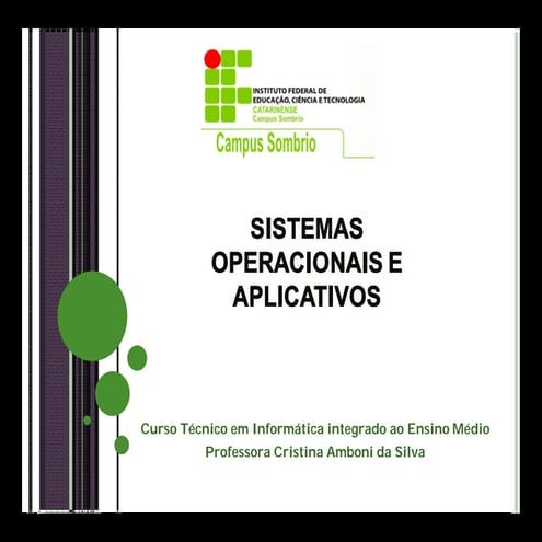 Sistemas operacionais e aplicativos
