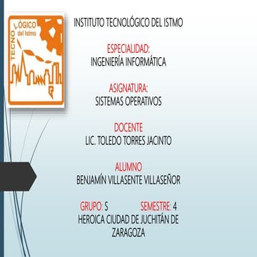 Sistemas operativo 1 unidad