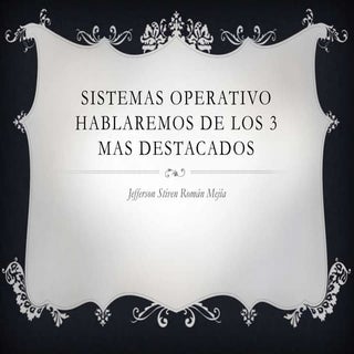 Sistemas operativos