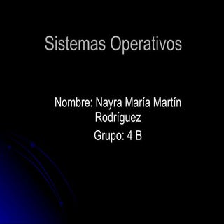 Sistemas operativos