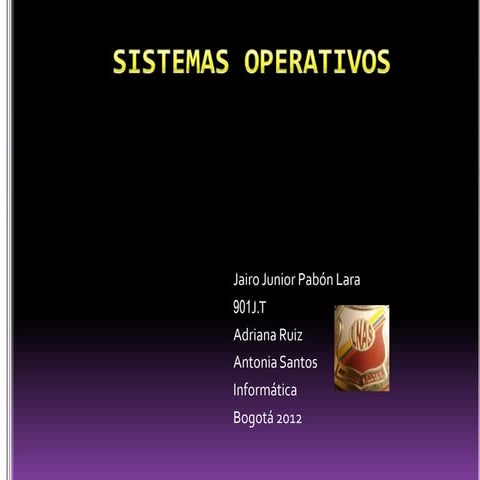 Sistemas operativos