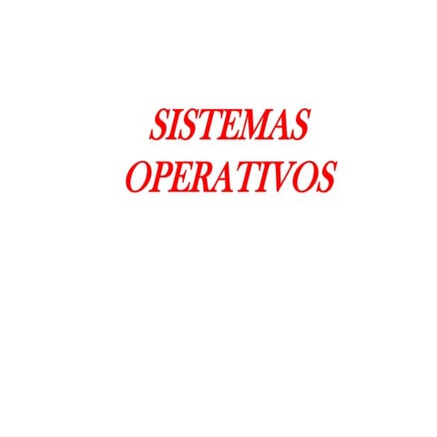 Sistemas operativos