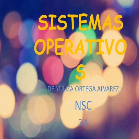 Sistemas operativos 