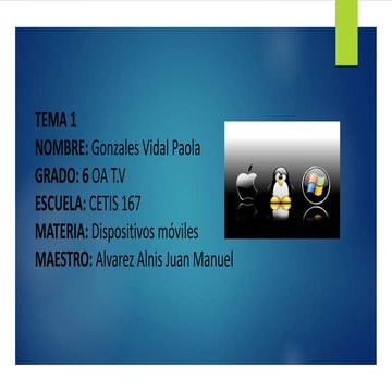 dispositivos  operativomoviles