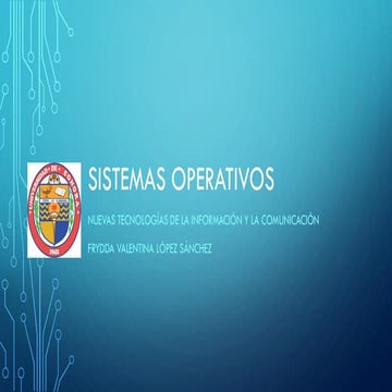 Presentación sobre los Sistemas Operativos