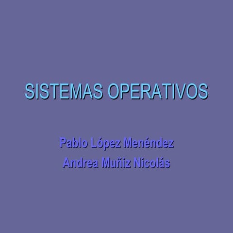 Sistemas operativos 1 bach