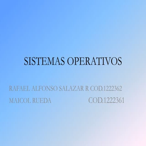 Sistemas operativos  buena