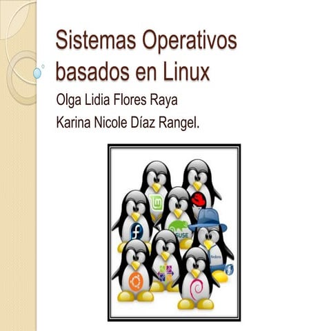 Sistemas operativos basados en linux