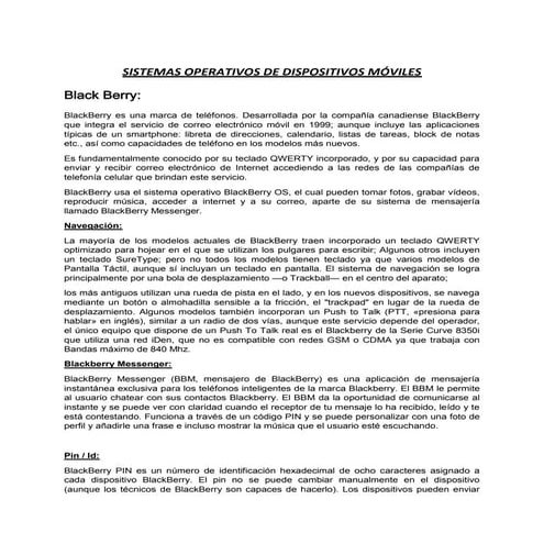 Sistemas operativos de dispositivos móviles