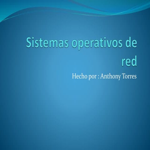Sistemas operativos de red prueba