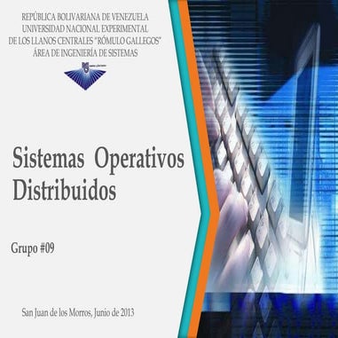 Sistemas operativos distribuidos
