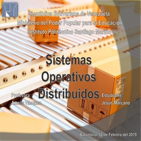 Sistemas operativos distribuidos