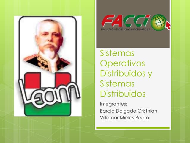 Sistemas operativos distribuidos y sistemas distribuidos