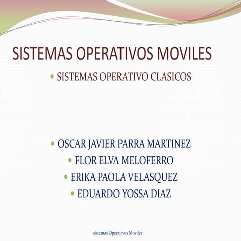 Sistemas operativos moviles