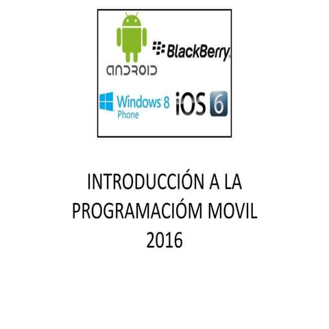 Sistemas Operativos Moviles