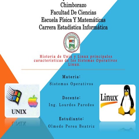 Sistemas operativos unix y linux | PPTX
