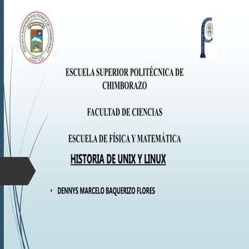Sistemas operativos unix y linux