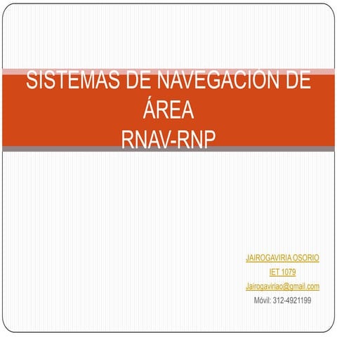Sistemas rnav funcionalidad