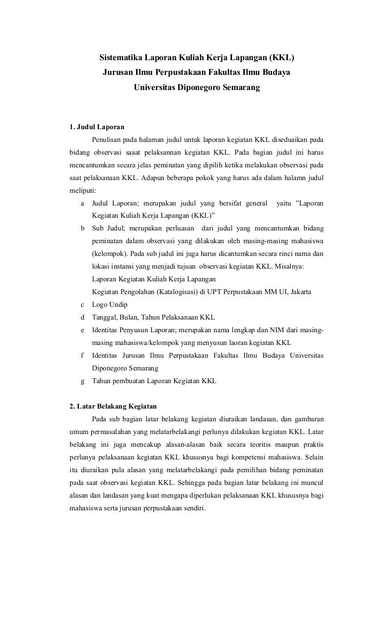 Contoh Latar Belakang Laporan Magang Mahasiswa Manajemen Kumpulan Contoh Laporan