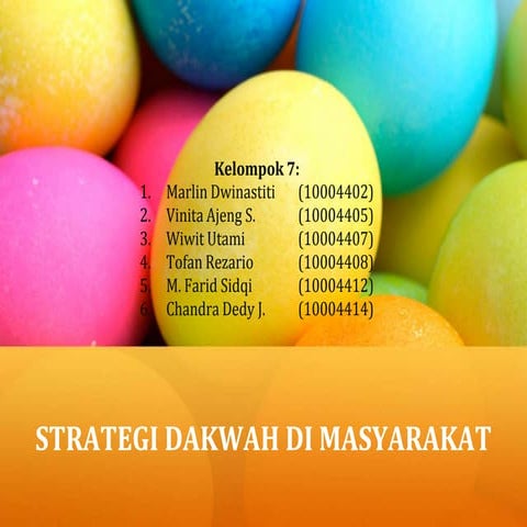 Sistematika Dakwah Masyarakat